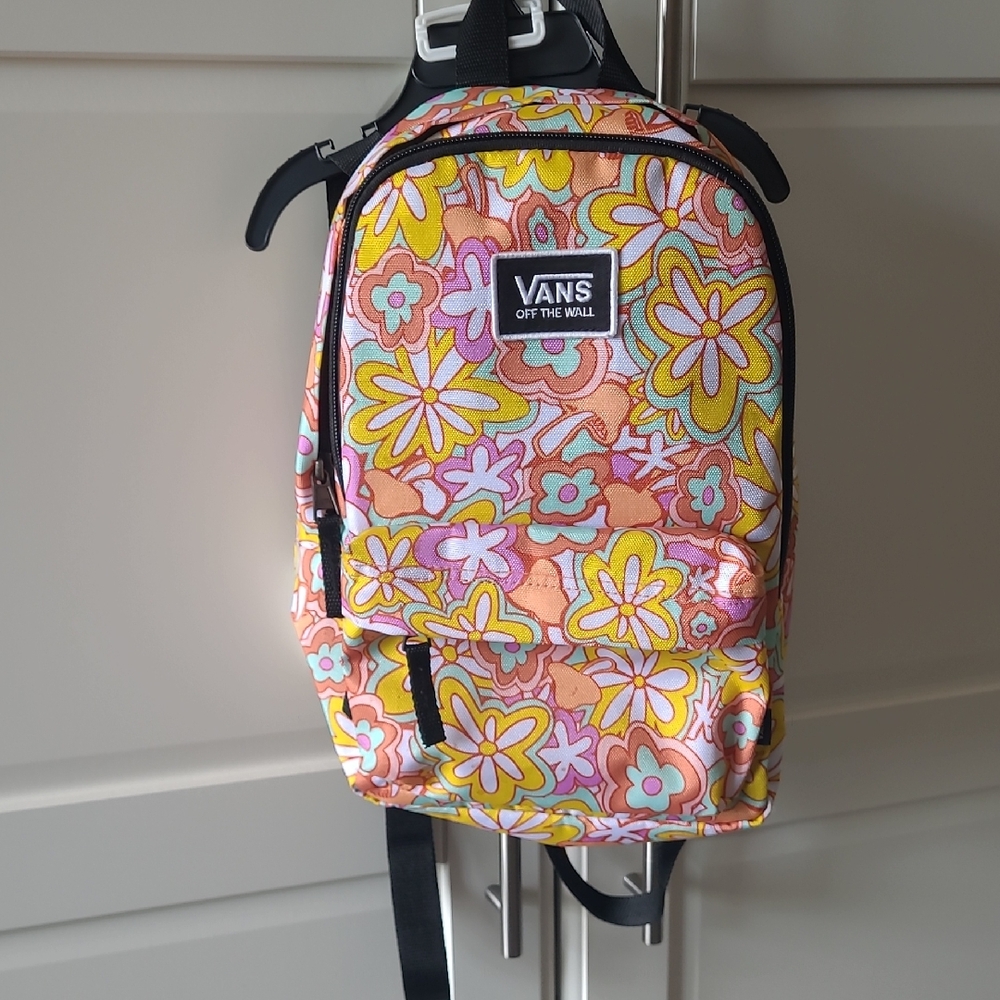 Vans Off The Wall Mini 3 Compartment Bounds Backpack  adjustable strap good cond